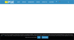 Desktop Screenshot of pqe.eu